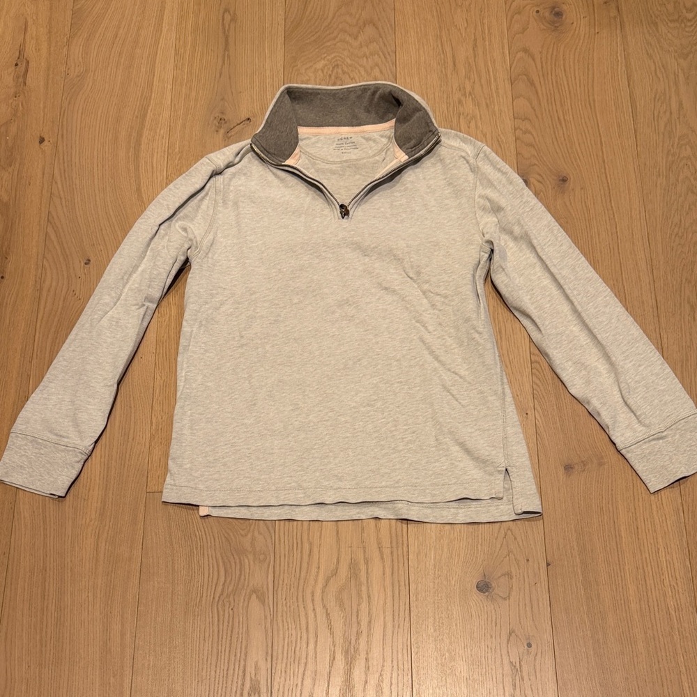 J. Crew Light Creme / Gray Men's Shirt